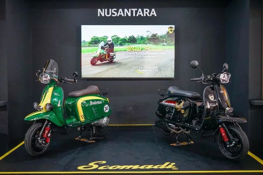 Inilah Penampakan Skuter Limited Edition Versi HUT Kemerdekaan dari Scomadi